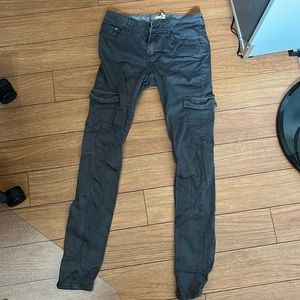 Roxy skinny cargo jean pants